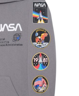 Boys' 5-20 Space Patches Full-Zip Hoodie