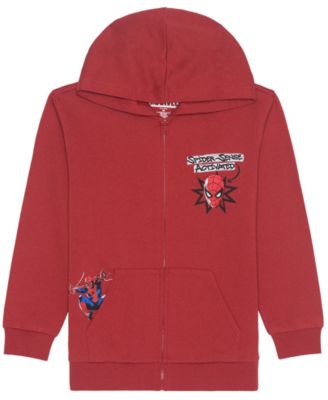 Boys' 5-20 Printed Hooded Sweatshirt