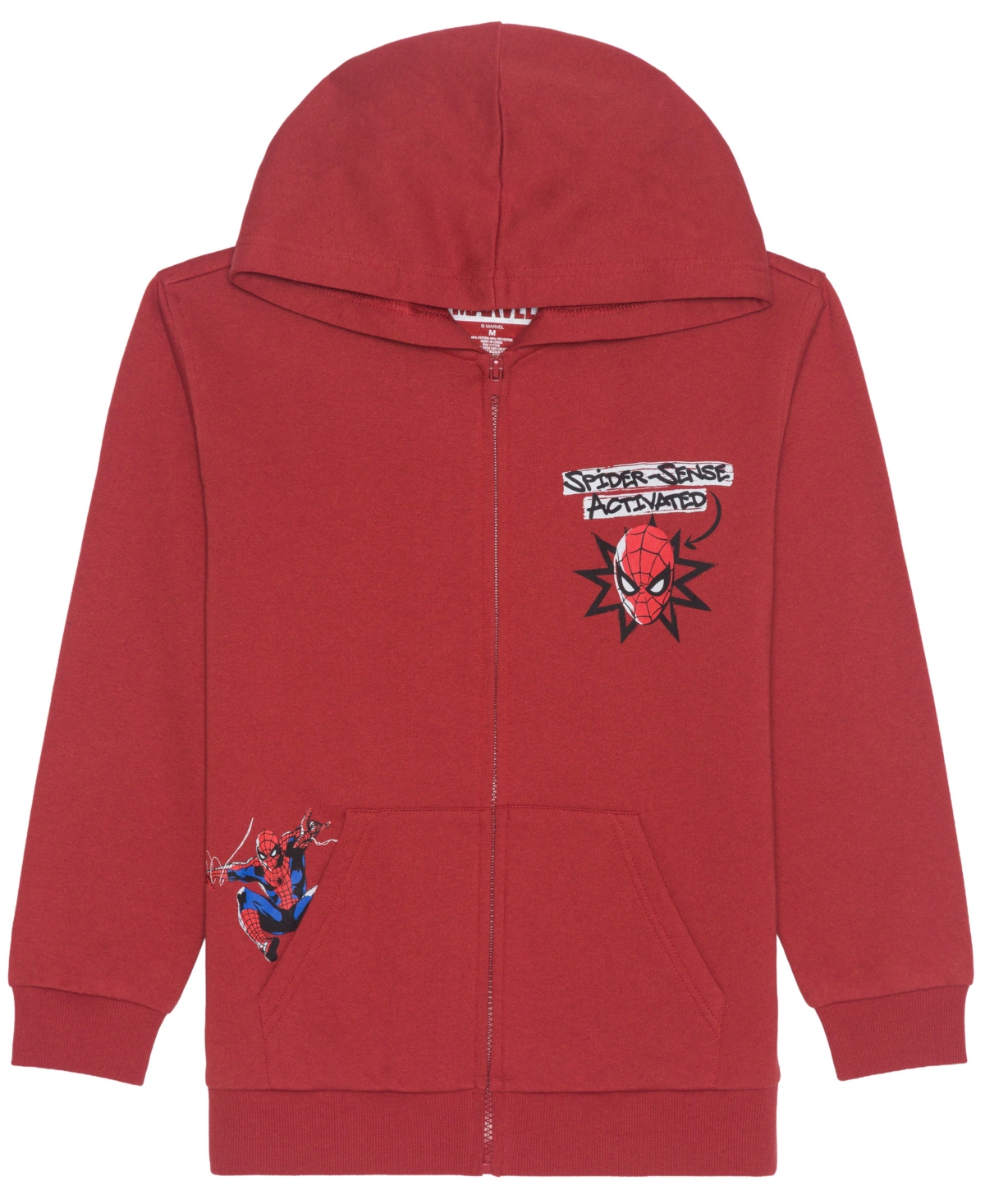 Spider-Man Boys 5-20 Printed Hooded Sweatshirt