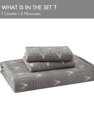 Keystone Matelass&eacute; 3-Pc. Coverlet Set, Full/Queen