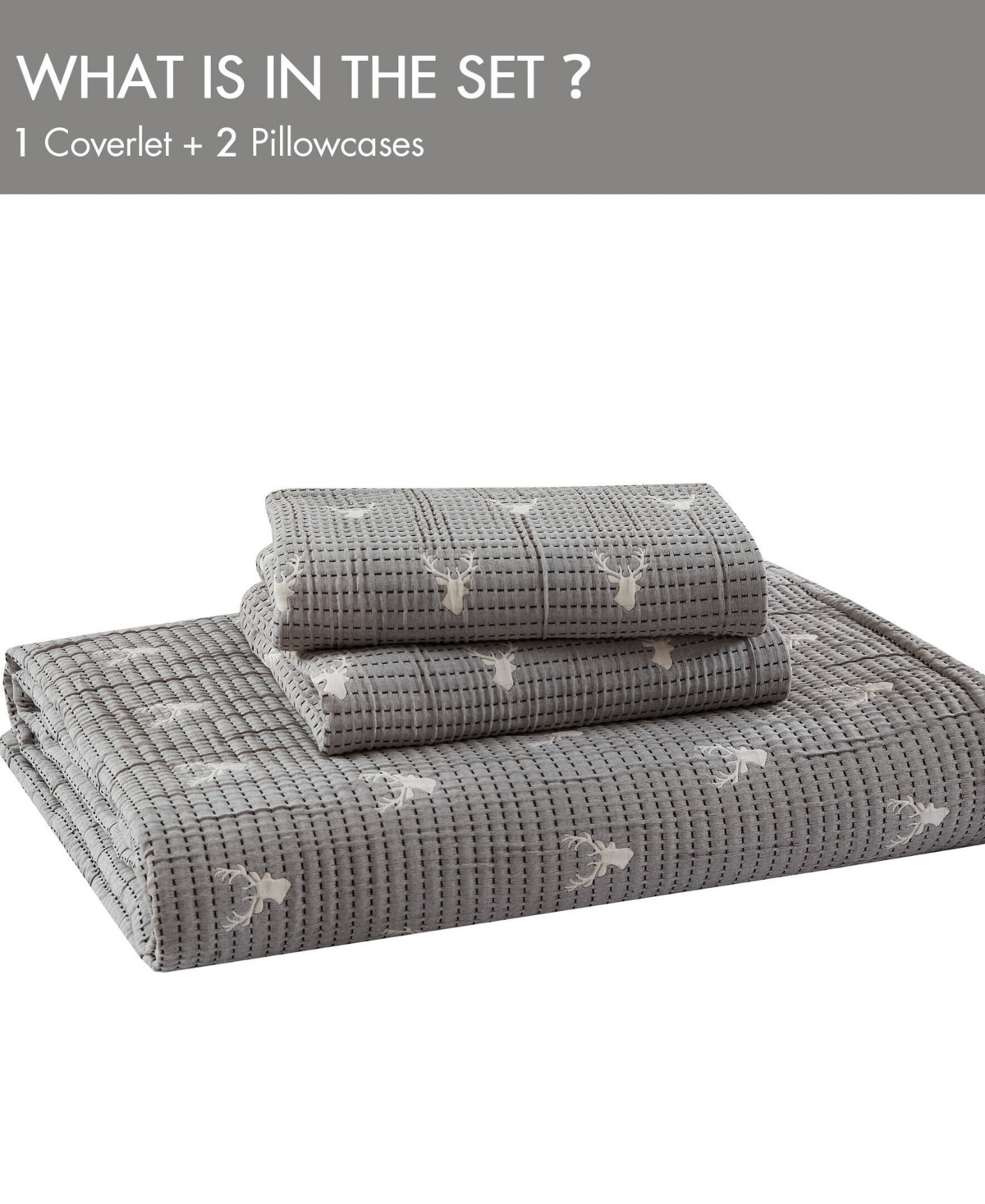 Woolrich Keystone Matelasse 3-pc. Coverlet Set, Full/queen In Gray