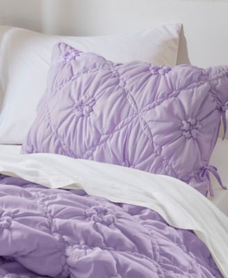 Lily Floral Embroidery 2-Pc. Comforter Set, Twin