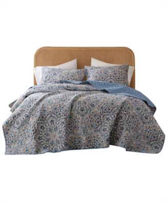 Valerie Reversible 3-Pc. Quilt Set, Full/Queen