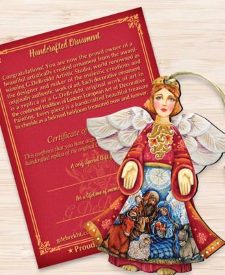 Nativity Christmas Angel Ornament