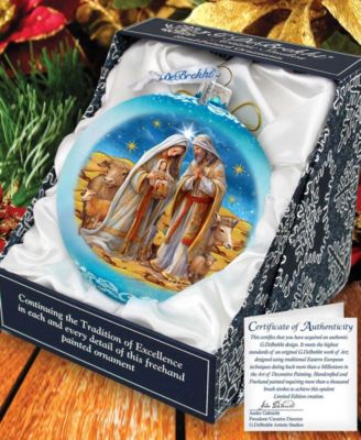 Bethlehem's Miracle Glass Ornament