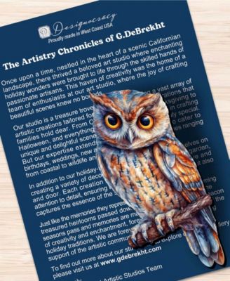 Night Owls Wooden Clip-on Ornaments, Set of 3