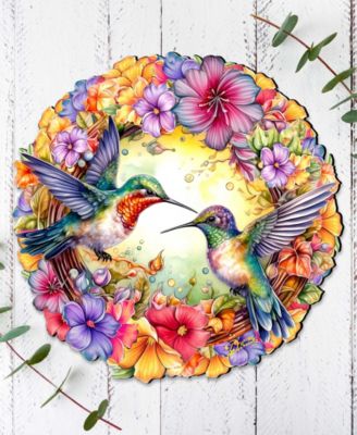 Hummingbirds Holiday Door D&eacute;cor