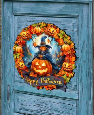 Halloween Wreath Door Hanger