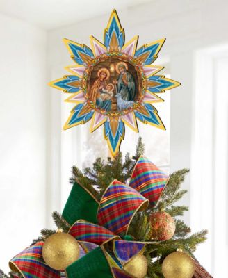 Orthodox Nativity Wooden Tree Topper
