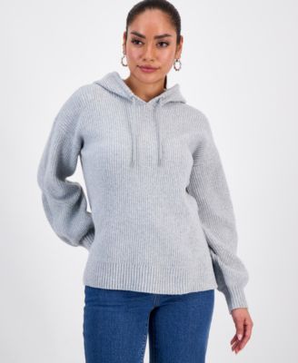 Petite Blouson-Sleeve Hoodie, Macy's Exclusive