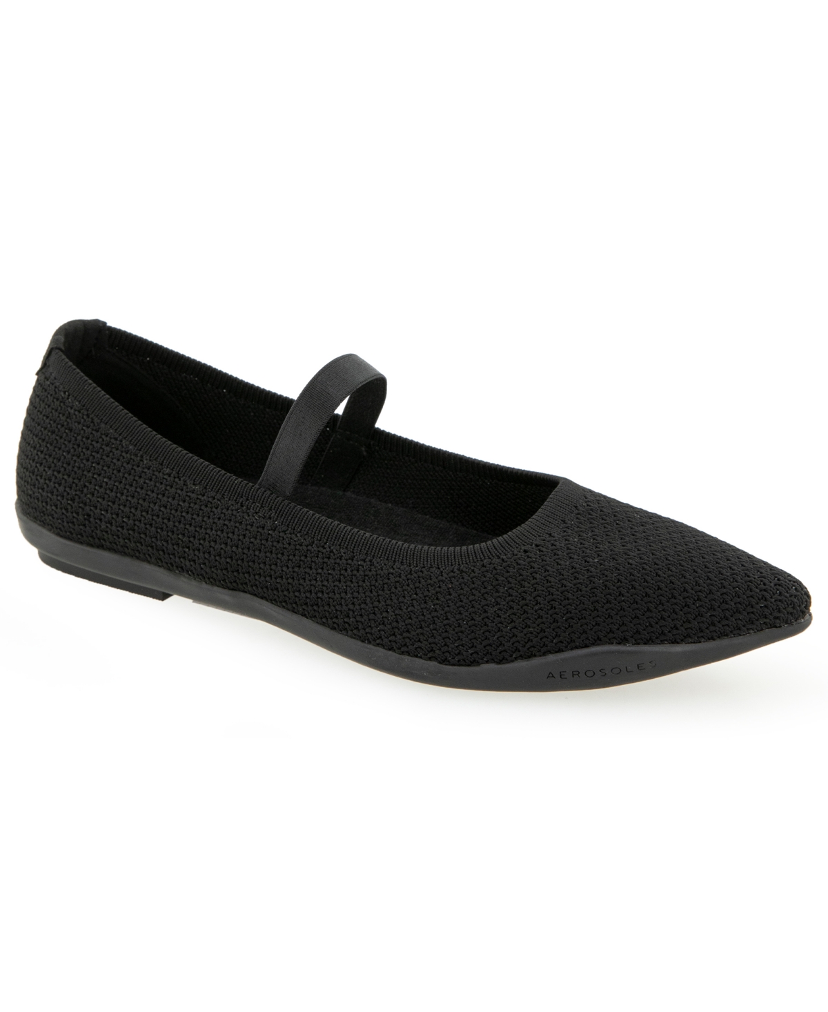 Aerosoles Women's Davina Casual Knit Flat In Black