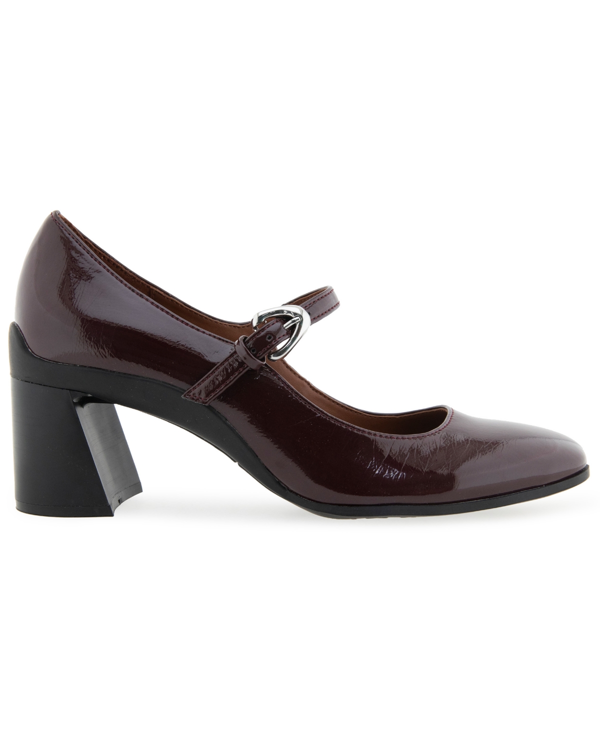 Aerosoles Women's Cali Buckle Strap Pumps In Burgundy