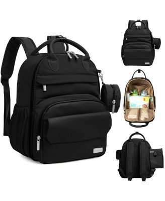 Play Diaper Bag Backpack Comes with Portable Changing Pad, Baby Bag for Mom, Baby Travel Essential
