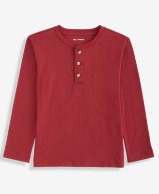 Boys' 5-20 Henley Long Sleeve Shirt