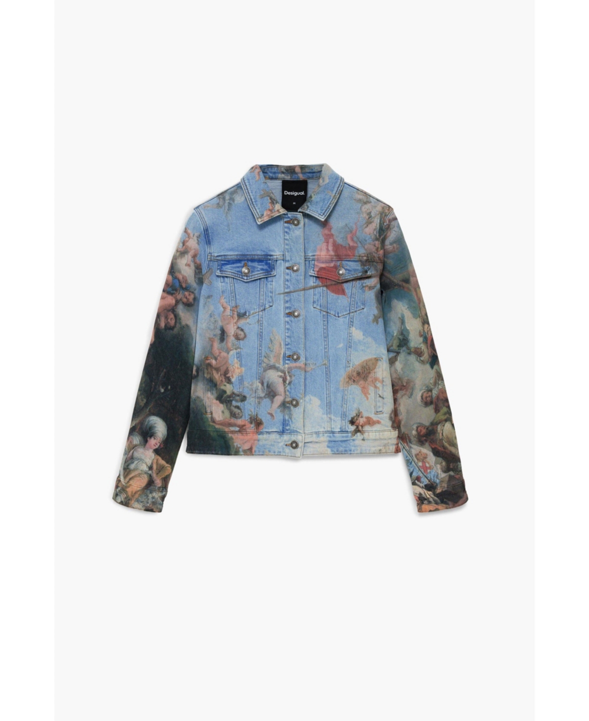 Desigual Women's Fresh Denim Jacket In Blue