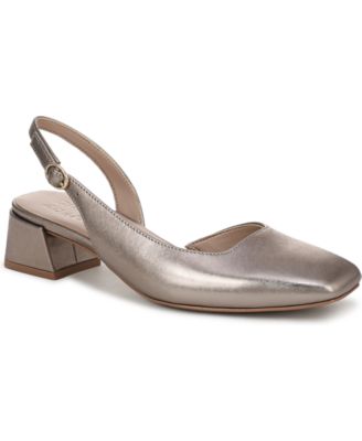 Women's Jayla Mid-Heel Square Toe Slingback Pumps