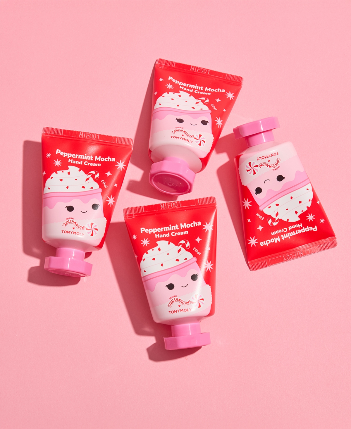 Tonymoly X Squishmallow Ethel Peppermint Mocha Hand Cream, 1.01 Oz. In Transparent