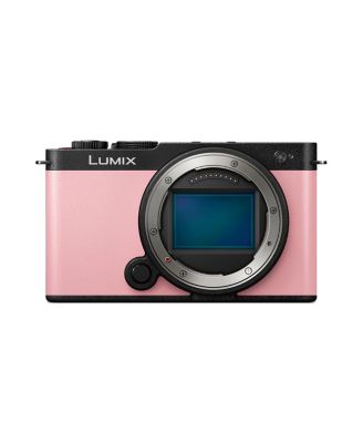 LUMIX S9 Mirrorless Camera, Pink, Bundle with SILVER Series Professional 1667x 64GB UHS-II SDXC Memory Card, Alpine 120 Multi-Device