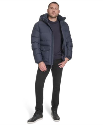 Men's Two Pocket Hooded Puffer Jacket
