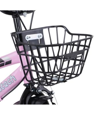 16 Inch Kids Bike with Glowing Training Wheels, Dual Brakes & High-Carbon Steel Frame | Gift for Girls and Boys Ages 5-9