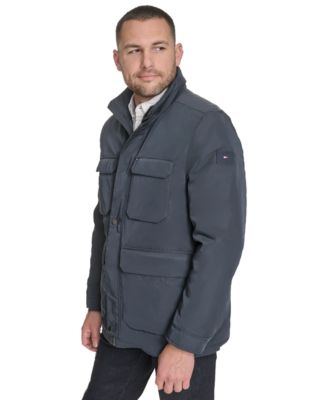 Men's Four Pocket Military-Inspired Field Jacket