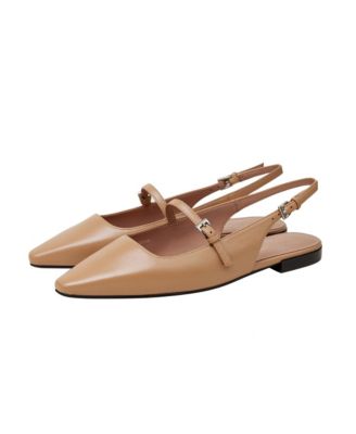 CELESTE Women's Mary Jane Slingback Flats
