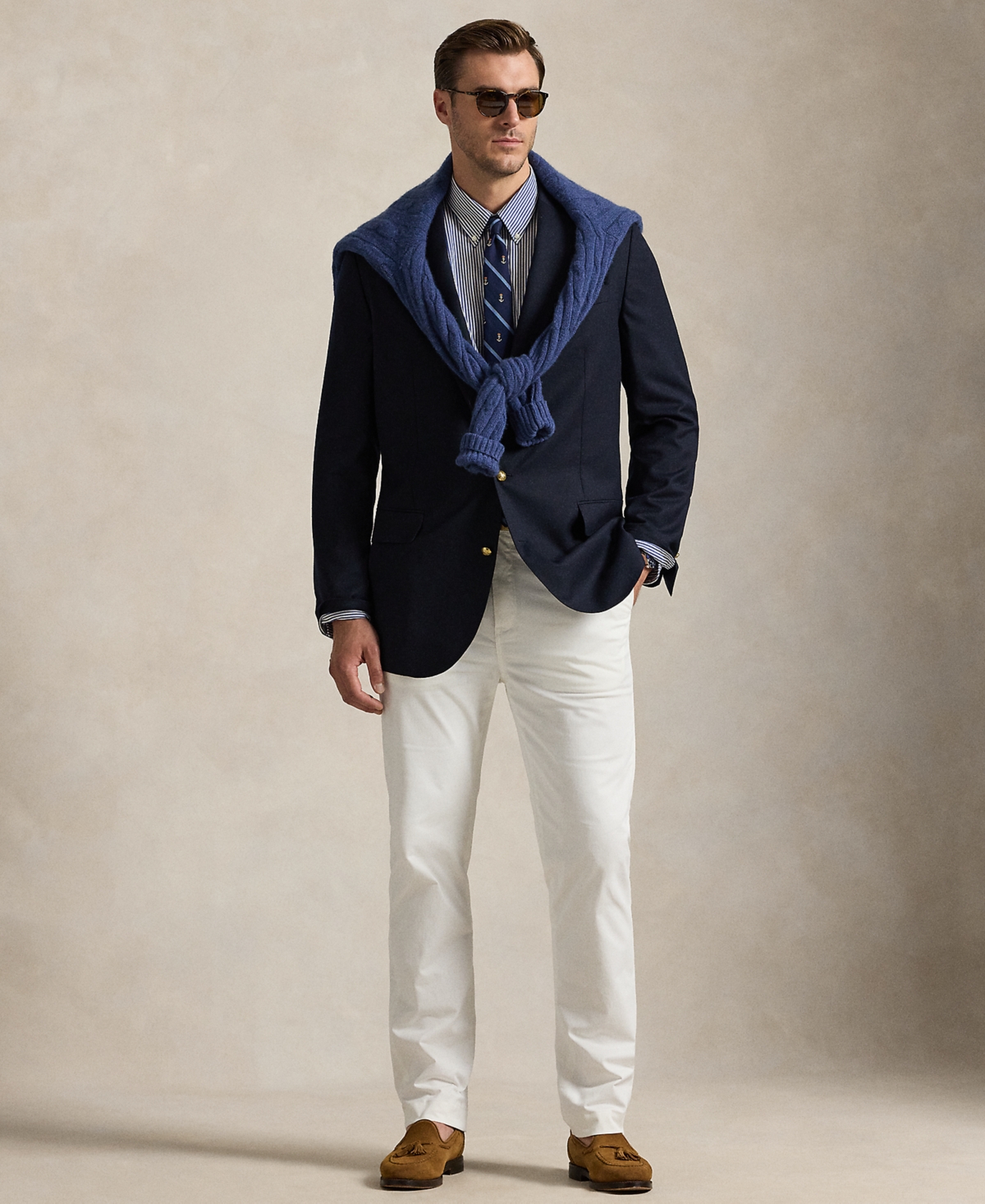 Polo Ralph Lauren Men's Big & Tall Stretch Classic Fit Washed Chino Pants