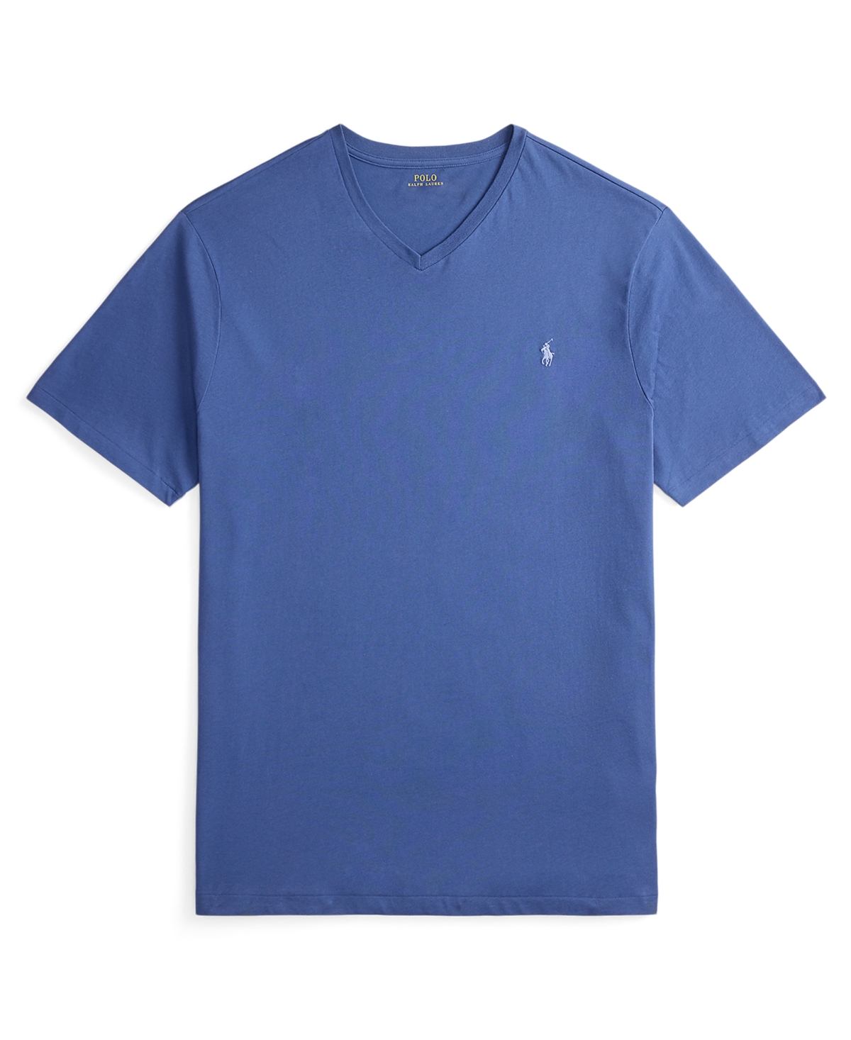 Polo Ralph Lauren Ralph Lauren Jersey V-neck T-shirt In Blue