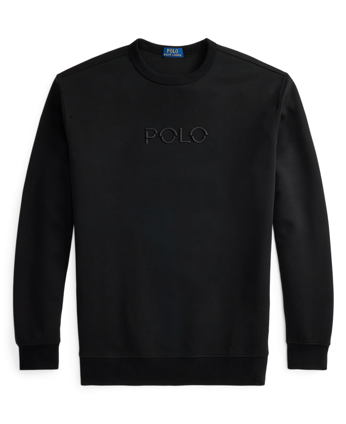 Polo Ralph Lauren Men's Big & Tall Long Sleeves Sweatshirt In Black