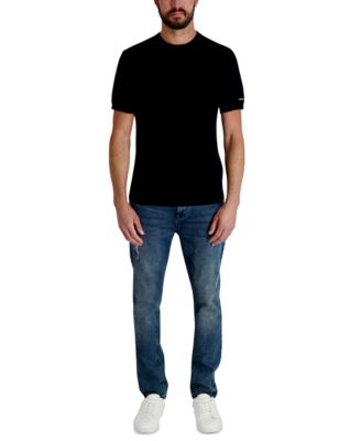 Men's Jacquard Patterned Crewneck Sweater