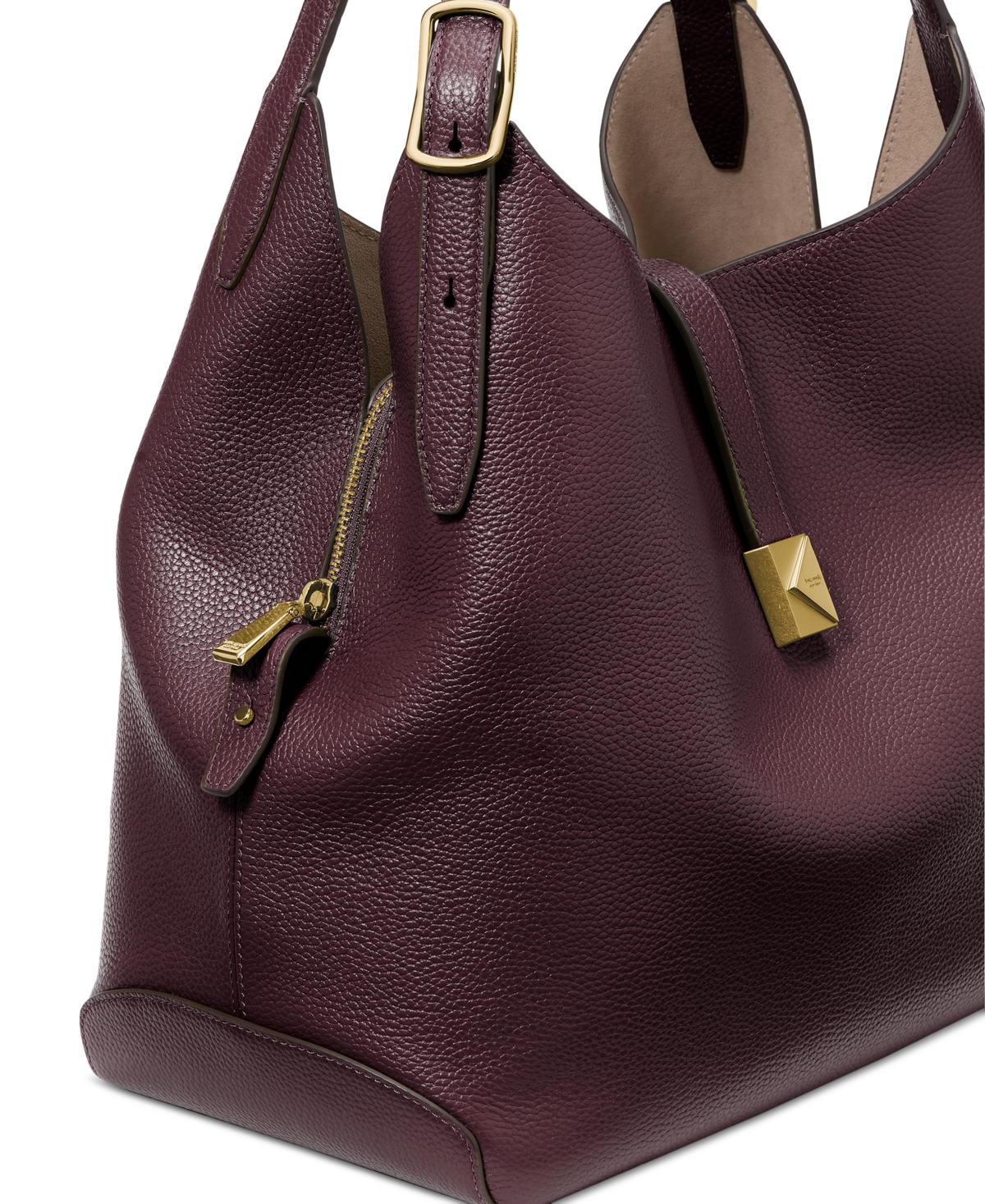 Kate Spade Deco Large Pebbled Leather Shoulder Bag