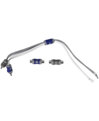  KISL K Series 2 Ch. Speaker-to-RCA Converter with Split-Pin RCAs, OFC Wire & Adapters