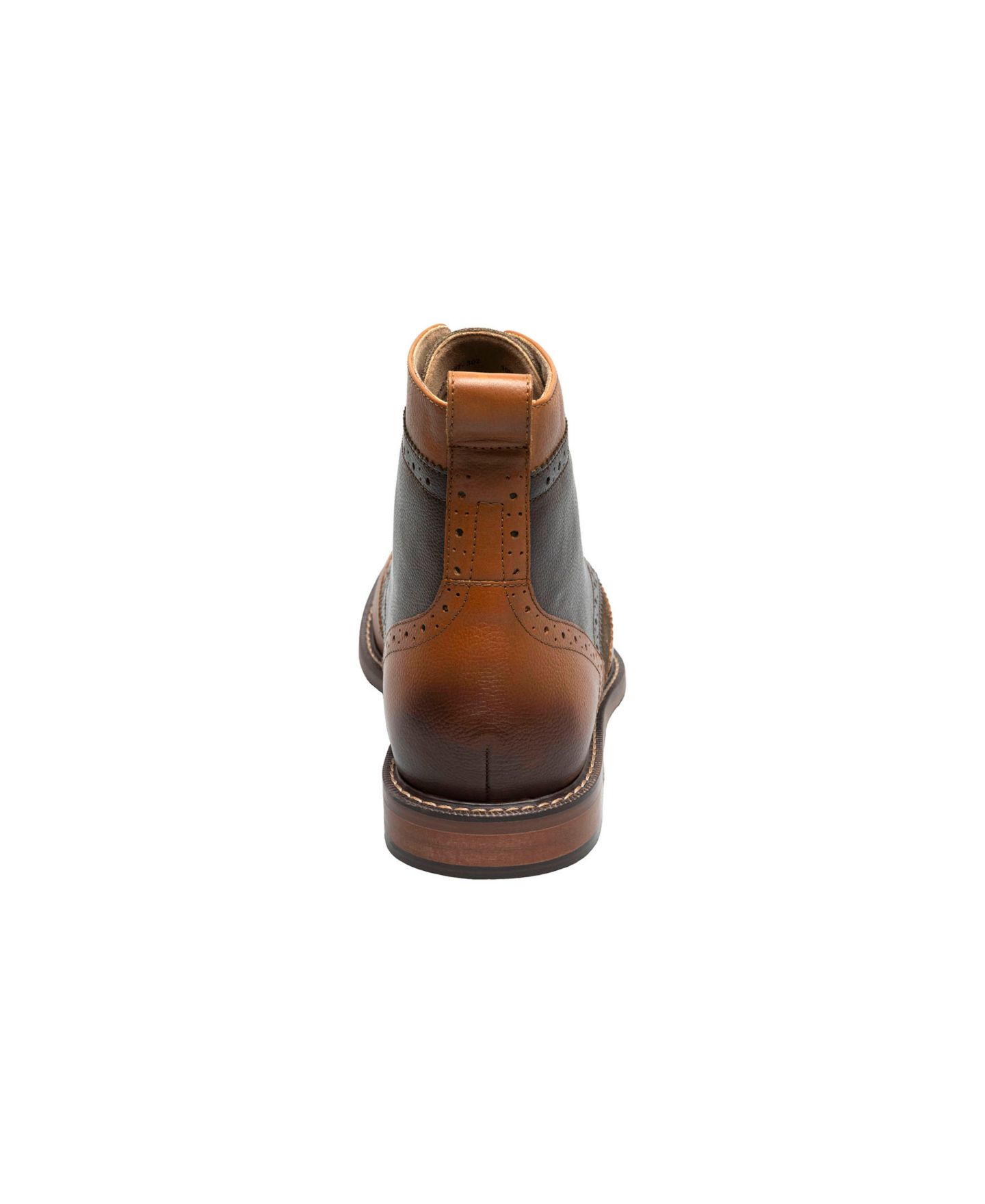 Мужские ботинки Stacy Adams Finnegan Wingtip Lace, цвет: Оливковый разноцветный — фото 4