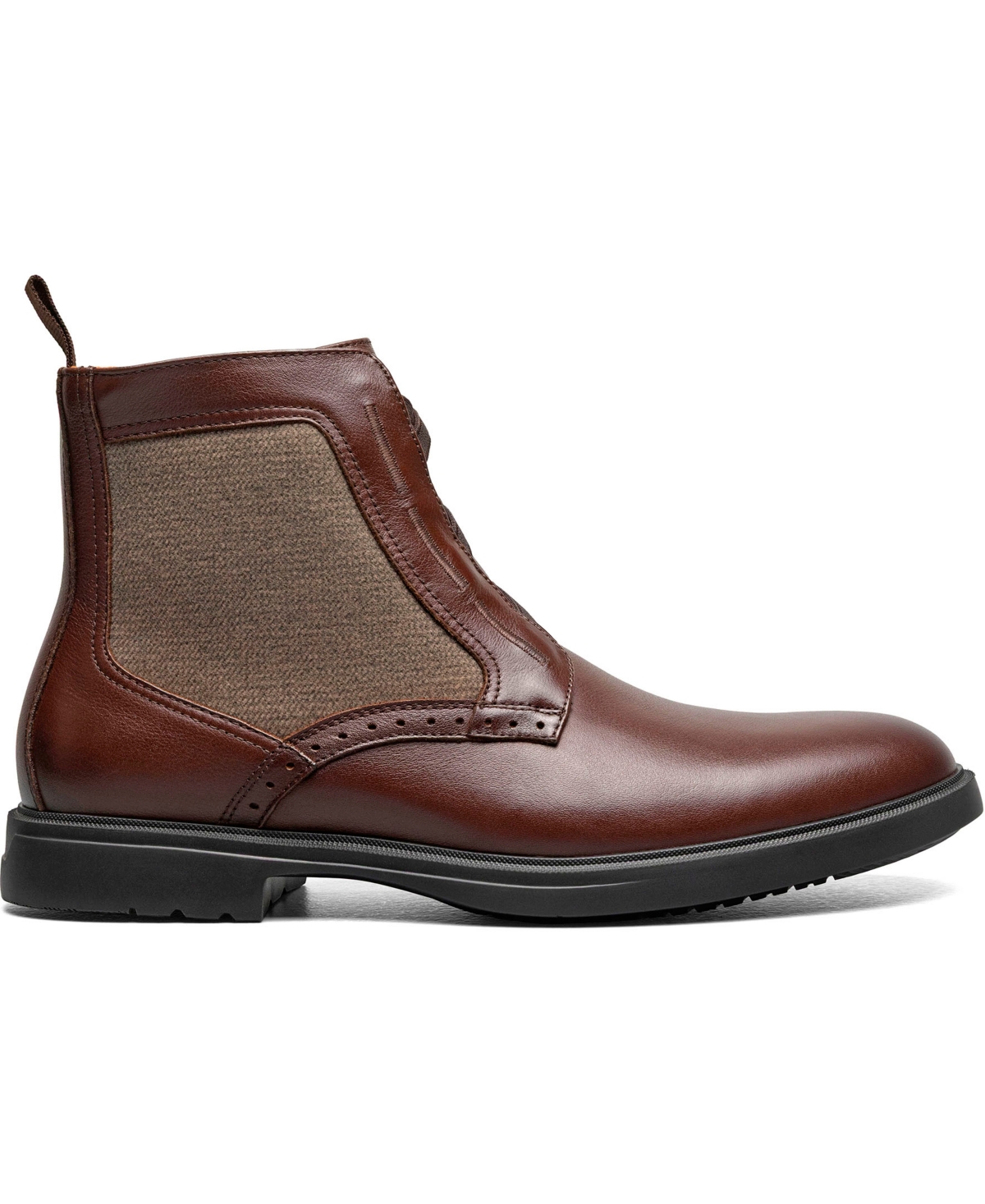 Stacy Adams Men's Thompson Elastic Lace Round Toe Boots In Brown