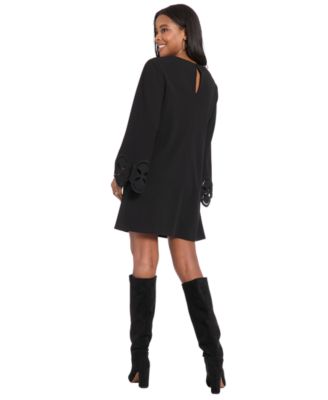 Women's Embellished Long Sleeve Dress