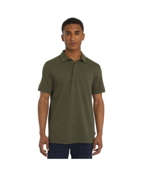 Мужское поло DKNY East End Cotton Jacquard Polo, цвет: Тёмно-зелёный
