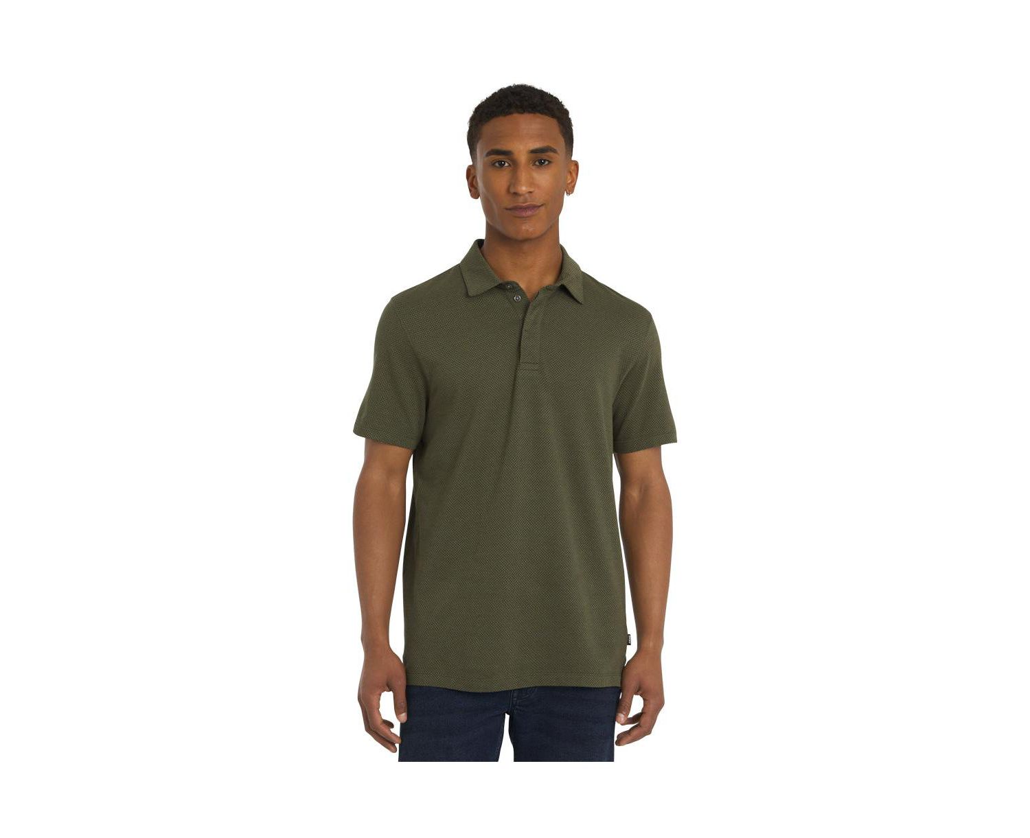 Men's East End Cotton Jacquard Polo
