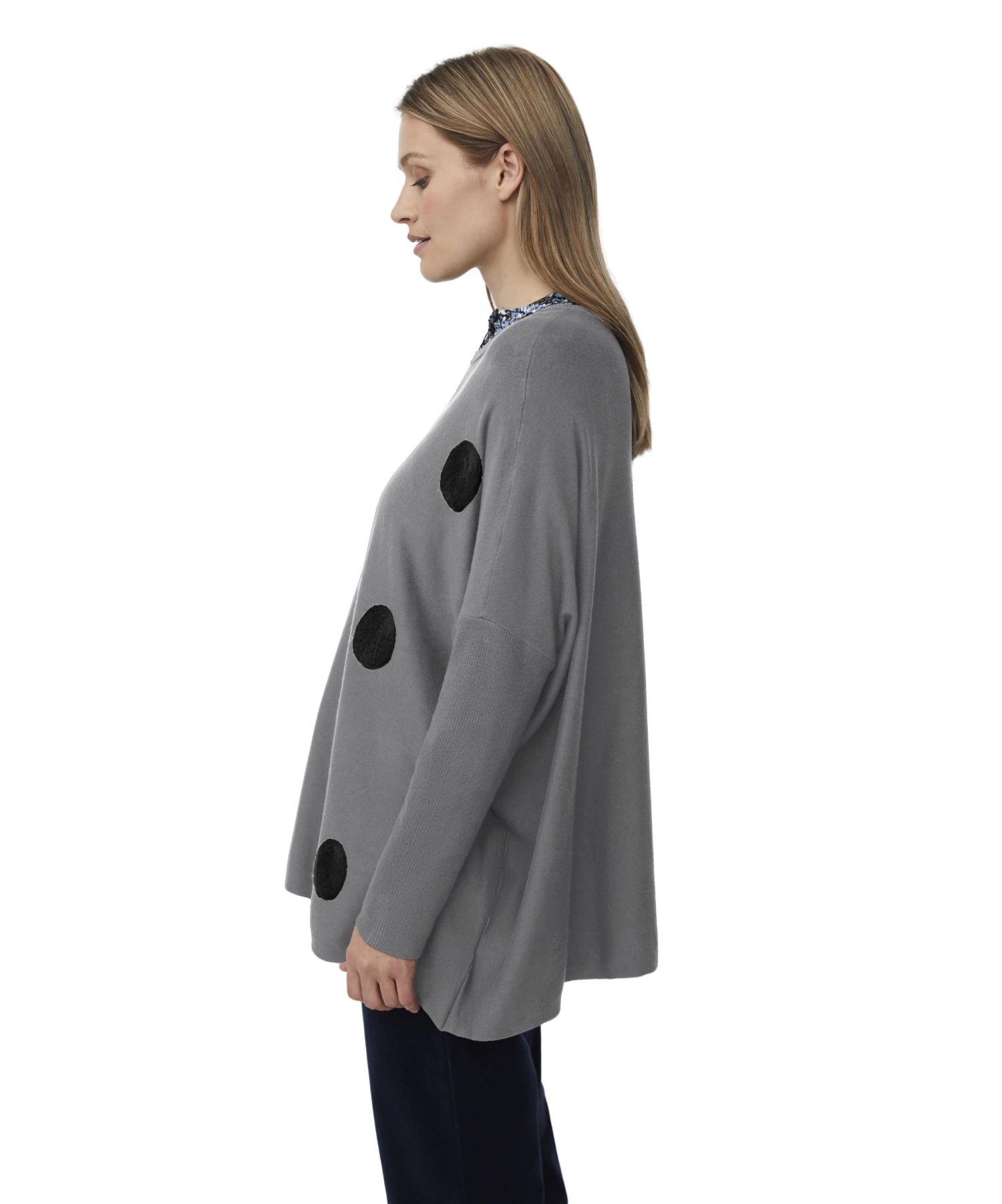 Women's Long Sleeve Round Neck Knit Jumper