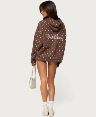 Women's Chelsie Polka Dot Hoodie