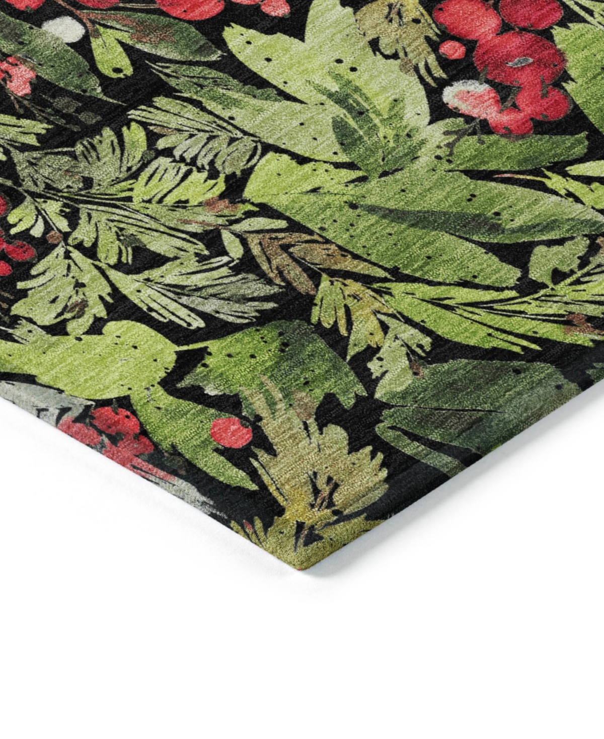 Addison Holiday Washable Indoor/outdoor Acn1816 10'x14' Area Rug In Black