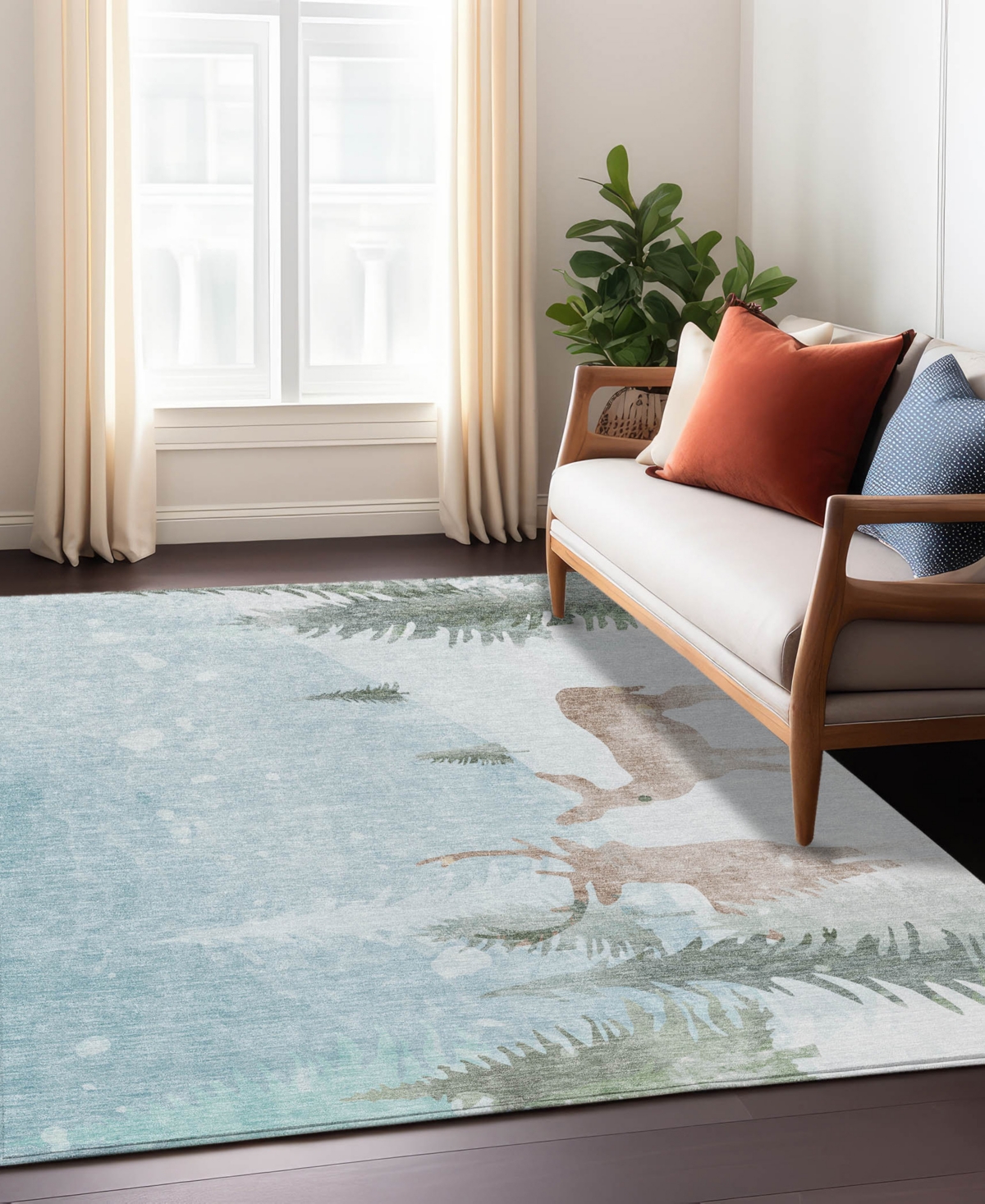 Addison Holiday Washable Indoor/Outdoor ACN1821 10'x14' Area Rug