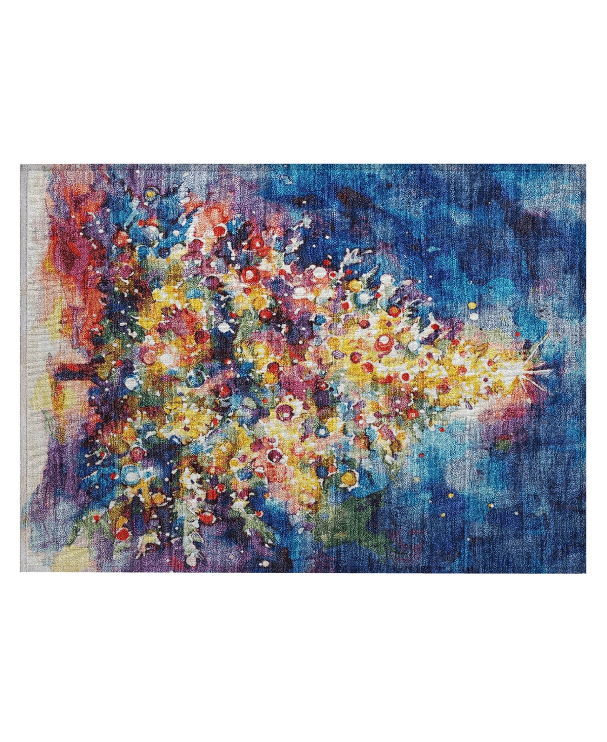 Addison Holiday Washable Indoor/outdoor Acn1806 1'8"x2'6" Area Rug In Blue