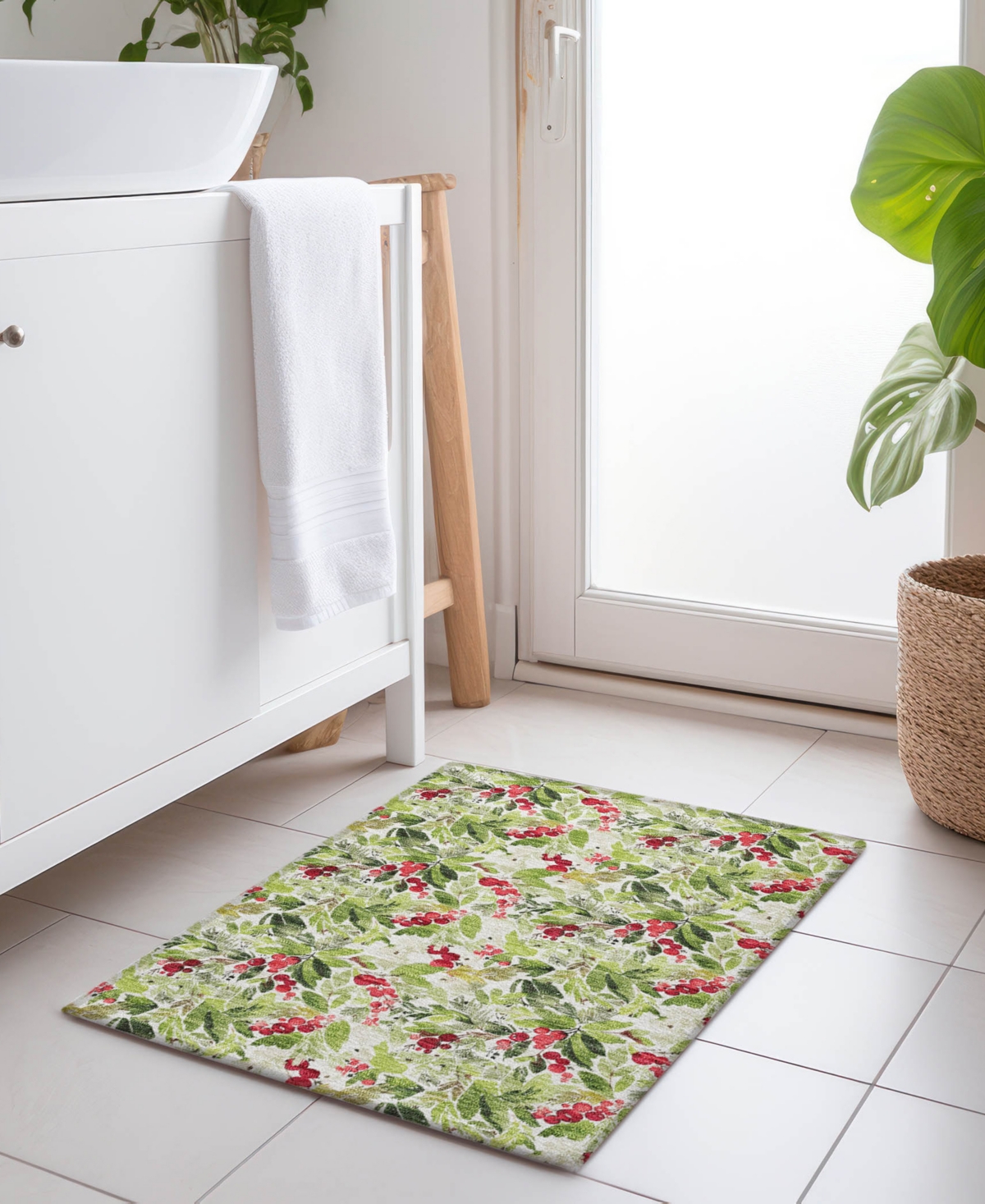 Addison Holiday Washable Indoor/outdoor Acn1816 1'8"x2'6" Area Rug In Green