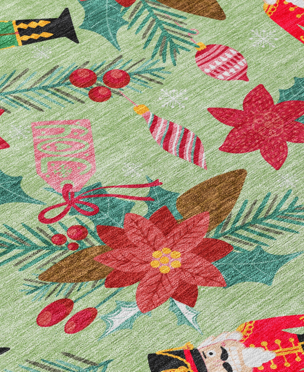 Addison Holiday Washable Indoor/outdoor Acn1822 2'3"x7'6" Runner Area Rug In Green