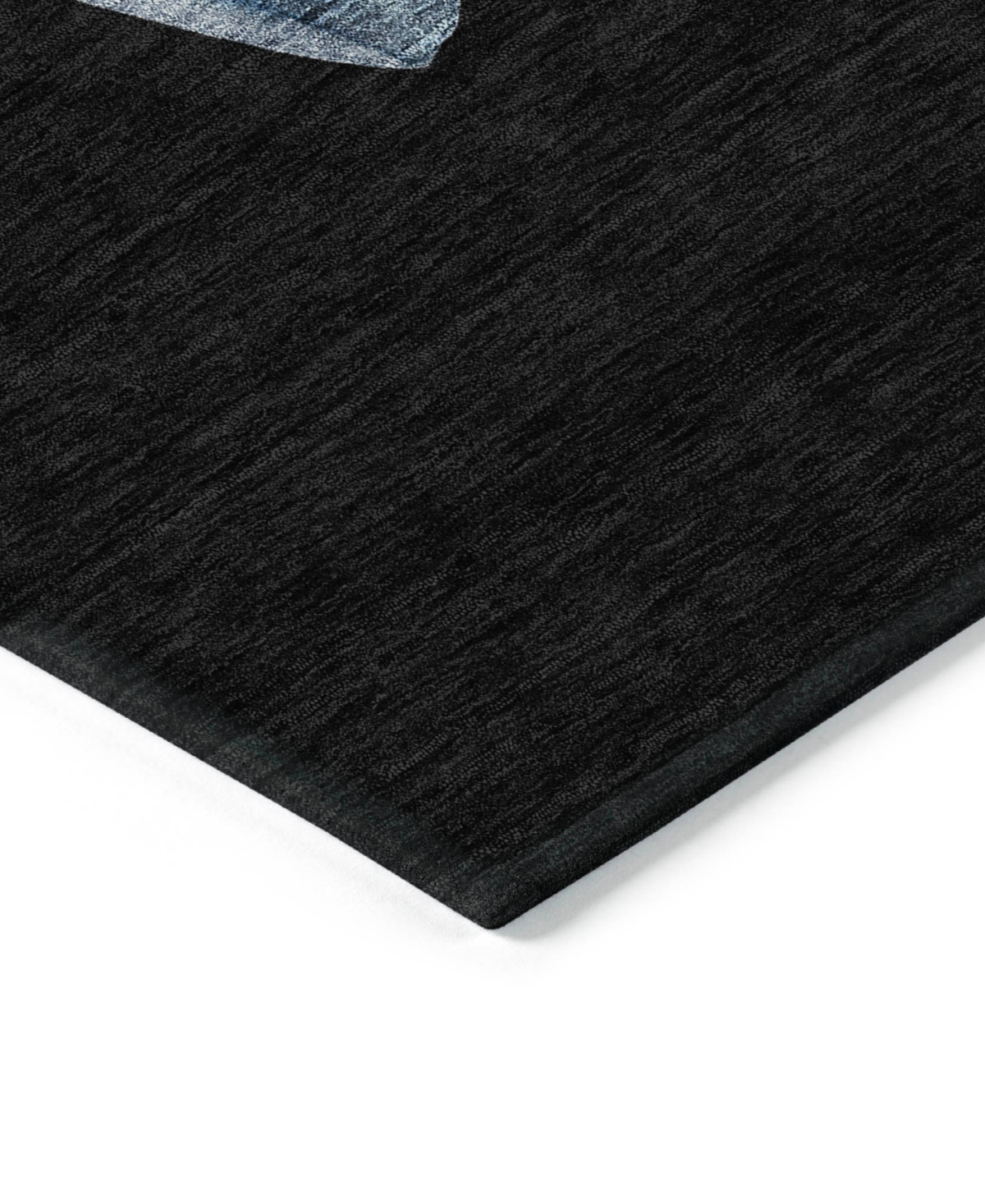 Addison Holiday Washable Indoor/outdoor Acn1826 2'3"x7'6" Runner Area Rug In Black