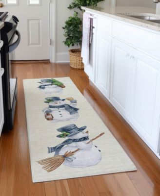 Holiday Washable Indoor/Outdoor ACN1826 2'3"x7'6" Runner Area Rug