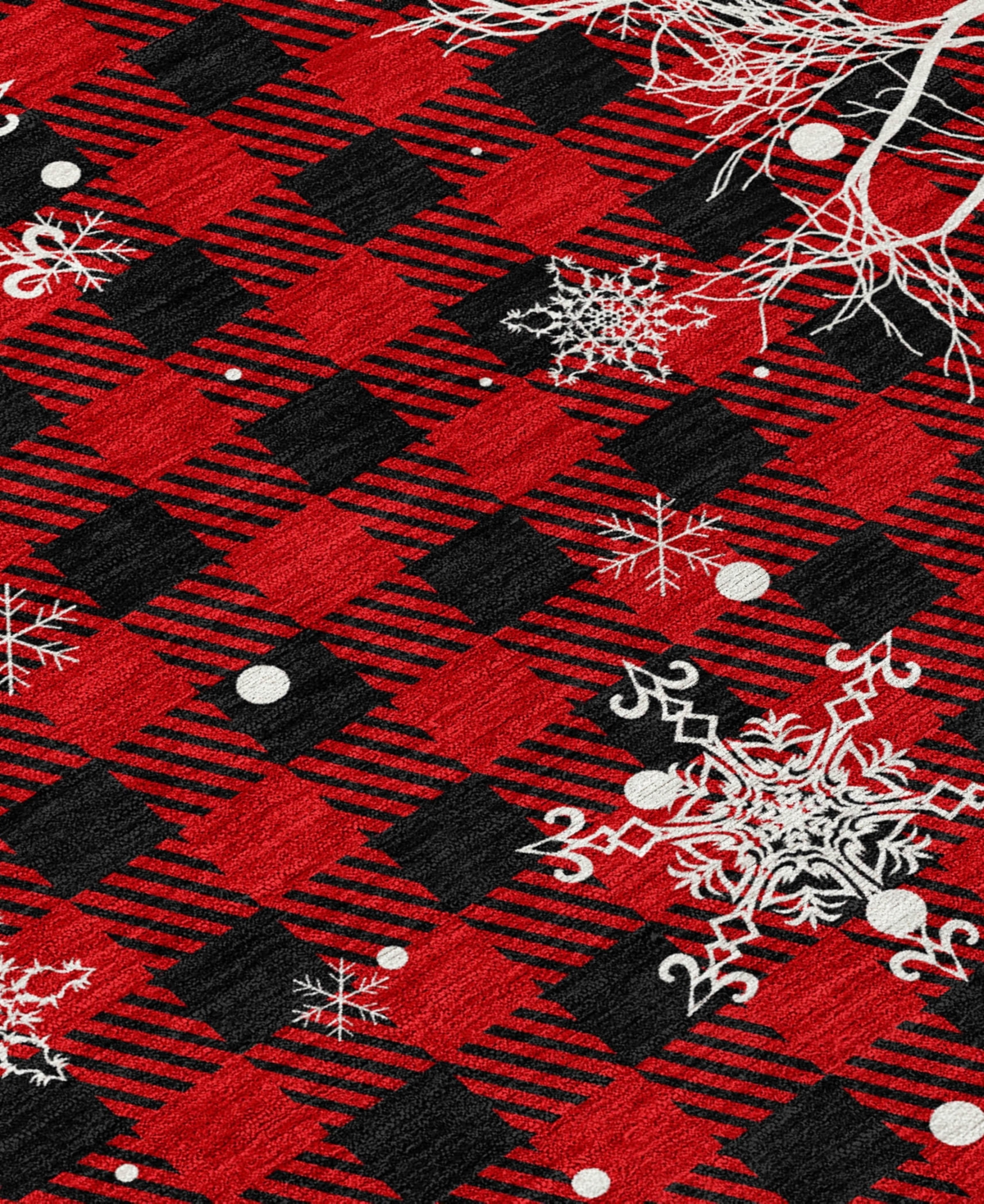 Addison Holiday Washable Indoor/outdoor Acn1824 5'x7'6" Area Rug In Red