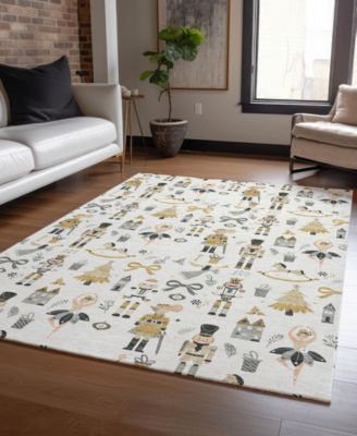 Holiday Washable Indoor/Outdoor ACN1827 5'x7'6" Area Rug