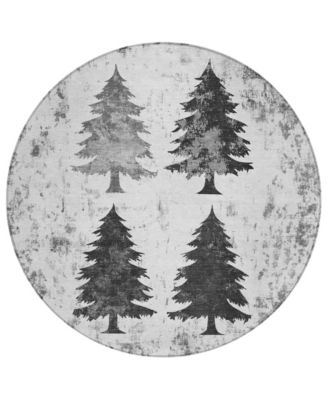 Addison - Holiday Washable Indoor/Outdoor ACN1811 Round Area Rug
