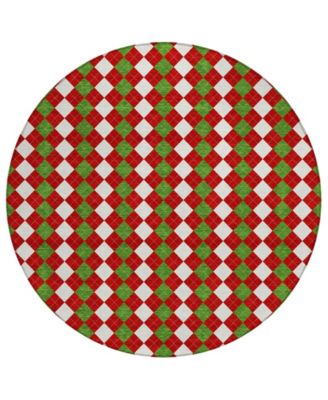Addison - Holiday Washable Indoor/Outdoor ACN1812 Round Area Rug